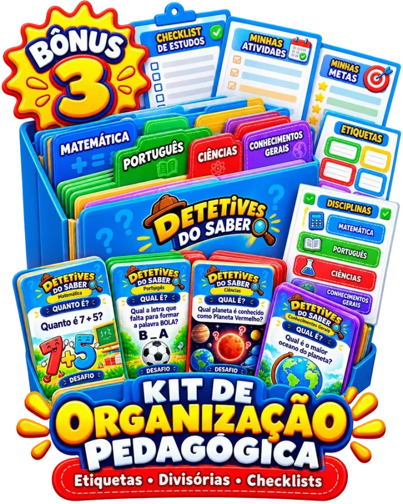 Bônus 3 - Kit de Organização Pedagógica