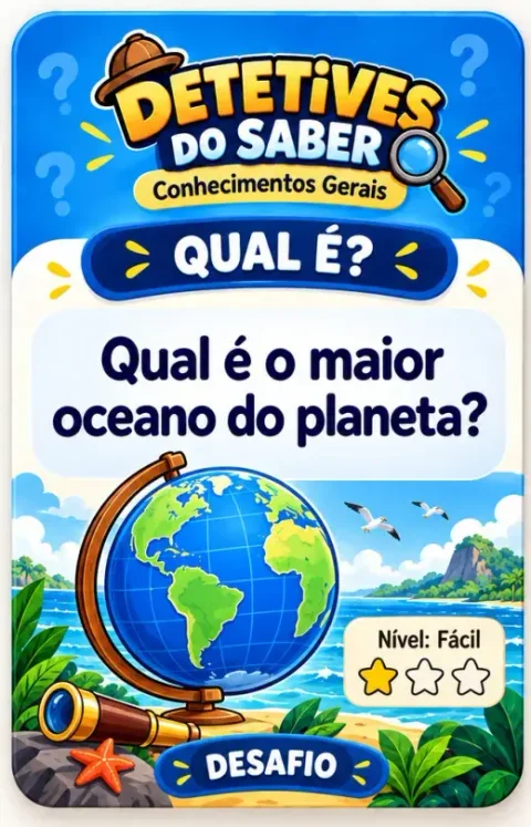 Conhecimentos Gerais - Maior Oceano