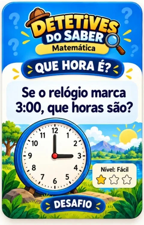 Matemática - Relógio