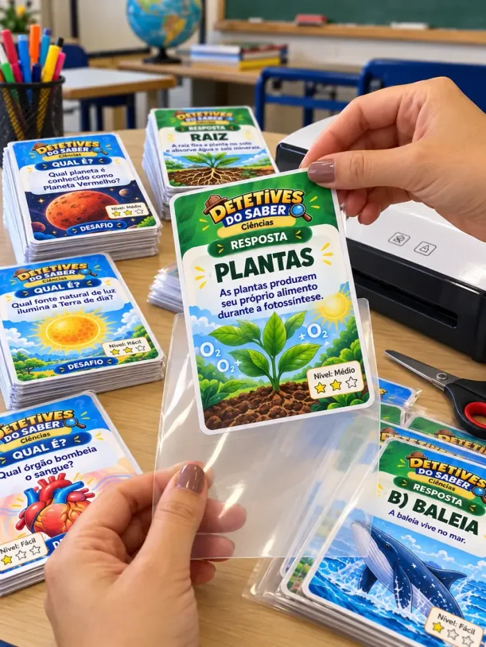Plastificar cartas